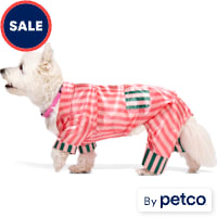 YOULY Pink Striped Pet Pajama Set