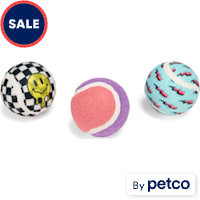 YOULY Pop Art Tennis Balls Dog Toy