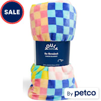 YOULY Pop Art Checkered Pet Throw