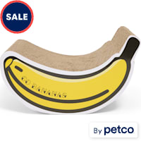 YOULY Pop Art Banana Scratcher Cat Toy