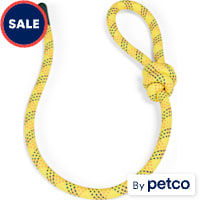 YOULY Yellow Build & Rope Base Play Dog Toy
