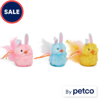 YOULY Easter Chicks Cat Toy Set