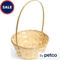 YOULY Easter Wicker Basket for Pet Parents