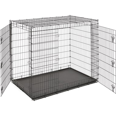 MIDWEST Ovation Single Door Collapsible Wire Dog Crate, 48-in 