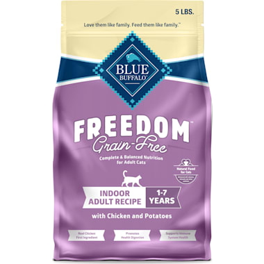 Blue Buffalo Blue Tastefuls Chicken and Turkey Recipe Adult Multi Cat  Natural Dry Cat Food, 15 lbs.