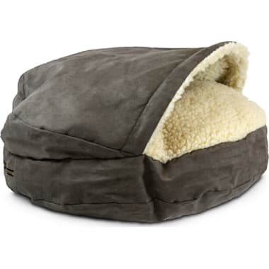 Snoozer Waterproof Round Dog Bed, Gunmetal, Small