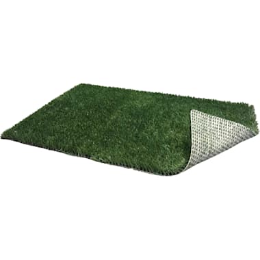 Pet Adobe Artificial Grass Potty Trainer Mat for Dogs, 20 L X 25