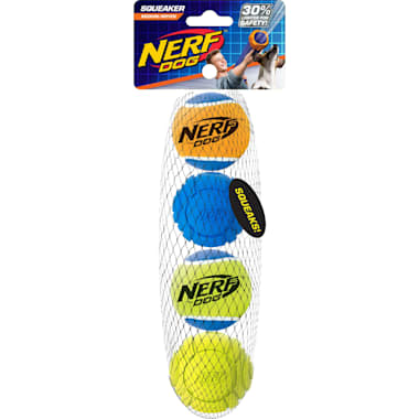 Nerf Ultra Blaster with White Stripes and Canister Dog Toy, Medium