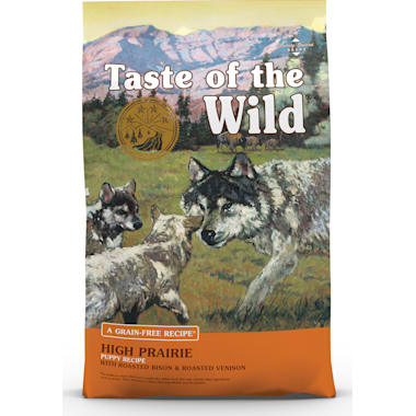 Taste of the Wild High Prairie Grain-Free Roasted Bison & Venison Dry Puppy Food 5 lbs. Best Dog Food