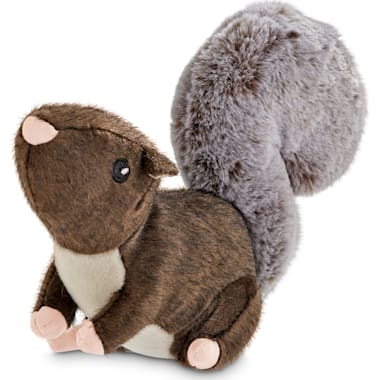 Outward Hound Invincibles Mini Grey Raccoon Plush Dog Toy, Small