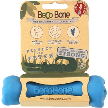 Pet Life Orange 'Denta-Bone' TPR Treat Dispensing and Dental Cleaning  Durable Dog Toy, X-Small