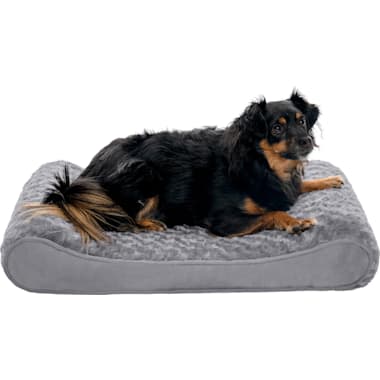 Orthopedic peaceful nester gray dog bed hotsell