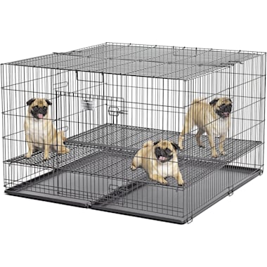 Puppy playpen with floor grid on sale