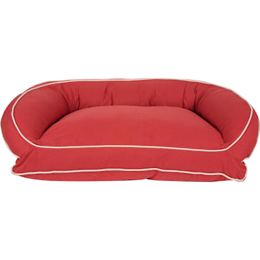 Large red sales dog bed