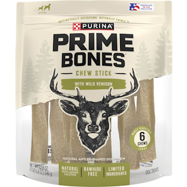 Purina Prime Bones Chew Stick with Wild Venison