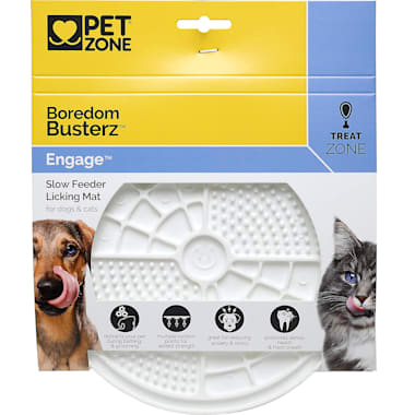Pet Zone Boredom Busters Bowl Slow Feeder Licking Bowl for Dogs & Cats
