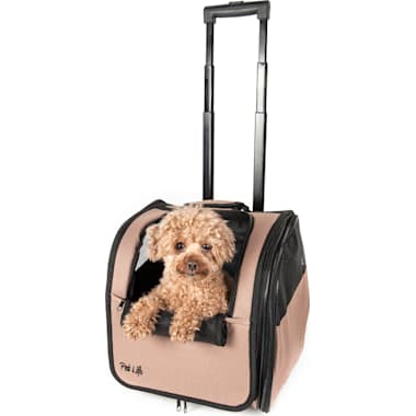 Pet life wheeled pet carrier hot sale