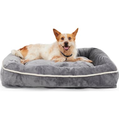 Frisco ortho textured plush pillowtop lounger dog bed hot sale