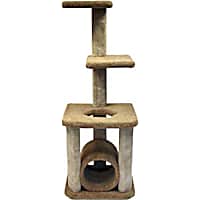 North American Classy Kitty Pet Deluxe Cat Tree With Tunnel