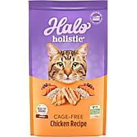 Halo Holistic Complete Digestive Health Cage-free Chicken Recipe Adult Dry Cat Food