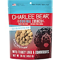 Charlee Bear Original Crunch Turkey Liver & Cranberries Dog Treats