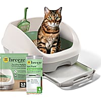 Purina Tidy Cats Breeze Cat Litter Box System Kit with Pellet Cat Litter, Litter Box, & Litter Box Pads