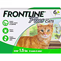 FRONTLINE Plus Flea & Tick Spot Treatment for Cat & Kitten (Green)