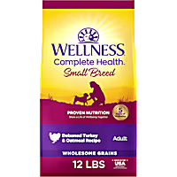 Wellness Complete Health Natural Small Breed Turkey and Oatmeal Recipe Dry Dog Food