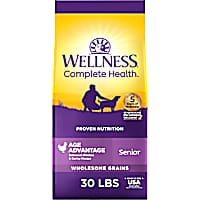 Wellness Complete Health Wholesome Grains, Natural, Age Advantage Chicken & Barley Recipe Senior Dry Dog Food