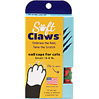 Soft Claws Seasonal Holiday Red & Green Cat Nail Caps