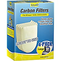 Tetra Large Replacement Carbon Filters for EX30, EX45, and EX70 Filtration Systems