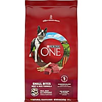 Purina ONE SmartBlend Natural Small Bites Beef & Rice Formula Adult Dry Dog Food