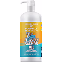 Wild Alaskan Skin & Coat Salmon Oil Based Omega-3 Supplement for Dogs