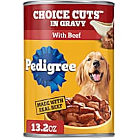 Pedigree Choice Cuts in Gravy with Beef Adult Soft Wet Dog Food