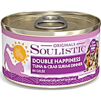 Soulistic Originals Double Happiness Tuna & Crab Surimi Dinner in Gelee Wet Cat Food