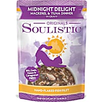 Soulistic Originals Midnight Delight Mackerel & Tuna Dinner in Gravy Wet Cat Food