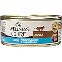 Wellness CORE Natural Grain Free Whitefish Salmon & Herring Pate Wet Cat Food