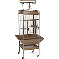 Prevue Pet Products Signature Select Series Wrought Iron Bird Cage in Coco Brown