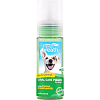 TropiClean Fresh Breath Oral Care Mint Foam for Pets