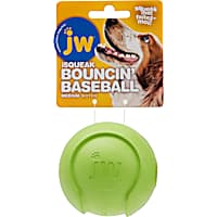 JW Pet iSqueak Bouncin' Baseball Dog Toy