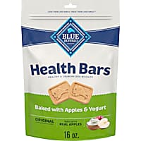 Blue Buffalo Health Bars Oven-Baked with Natural Ingredients Apples & Yogurt Crunchy Dog Biscuits