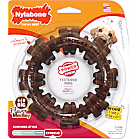 Nylabone Power Chew Textured Chew Ring Dog Toy