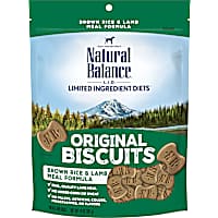Natural Balance L.I.T. Limited Ingredient Treats Brown Rice & Lamb Meal Formula Dog Treats