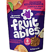Fruitables Pumpkin & Apple Flavor Baked Deliciously Healthy Dog Treats