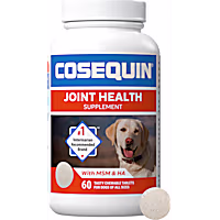 NUTRAMAX COSEQUIN Maximum Strength Plus MSM & HA Chewable Tablets for Dogs