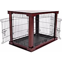 Zoovilla Dog Crate with Wooden Cover