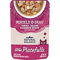 Natural Balance Platefulls Turkey & Salmon in Gravy Indoor Formula Adult Wet Cat Food