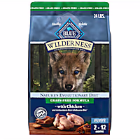 Blue Buffalo Wilderness High-Protein with Real Chicken Grain-Free, Natural Ingredients, Chicken for Puppy Dry Dog Food