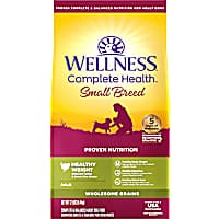 Wellness Complete Health Small Breed, Wholesome Grains, Healthy Weight Turkey & Brown Rice Recipe Dry Dog Food