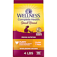 Wellness Complete Health Turkey, Salmon & Oatmeal Natural Small Breed Dry Puppy Food